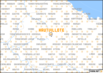 map of Haut Villote