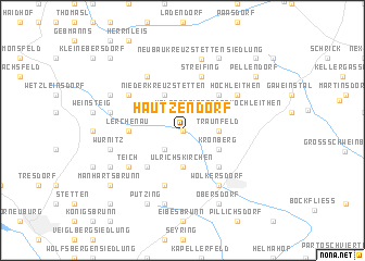 map of Hautzendorf