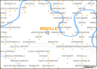 map of Hauville