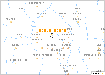 map of Hauwambanga