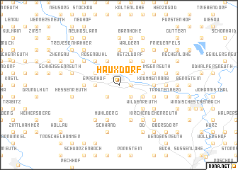 map of Hauxdorf