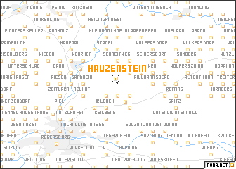 map of Hauzenstein