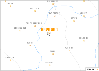 map of Havadan