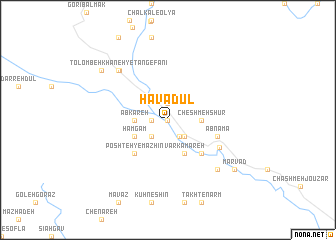 map of Havā Dūl