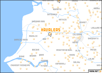 map of Havaleas