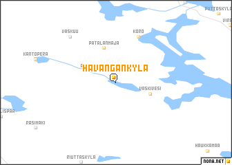 map of Havangankylä