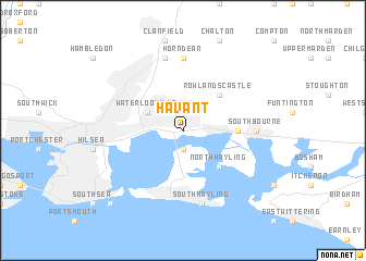 map of Havant