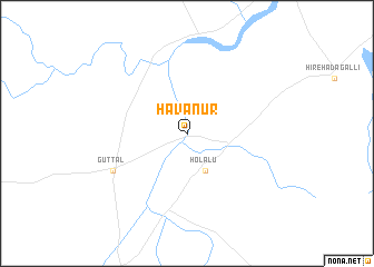 map of Havanūr