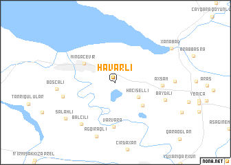 map of Havarlı