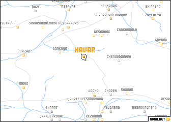 map of Hāvar