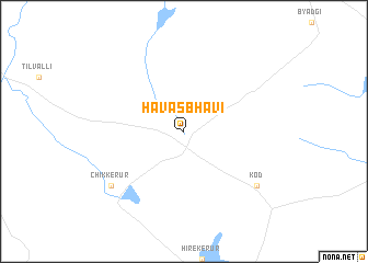 map of Havasbhāvi