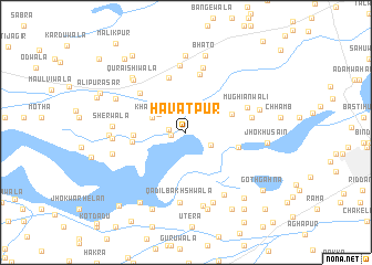 map of Havātpur