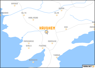 map of Havdhem