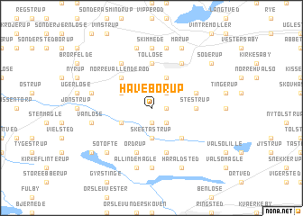 map of Have-Borup