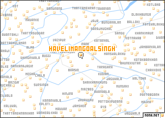 map of Haveli Mangoal Singh