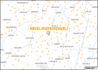 map of Haveli Rūr Singhwāli
