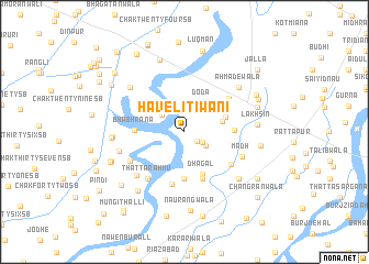 map of Haveli Tiwāni