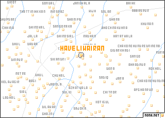 map of Haveli Wairān