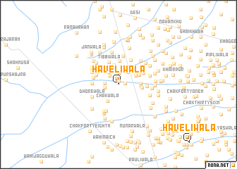 map of Havelīwāla