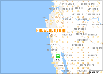 map of Havelock Town