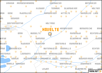 map of Havelte