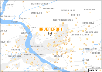 map of Haven Croft