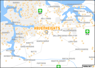 map of Haven Heights