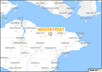 map of Haven Street