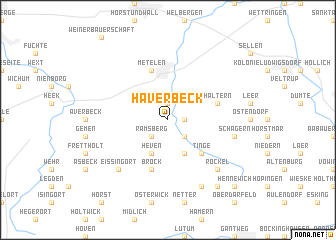 map of Haverbeck