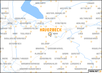 map of Haverbeck