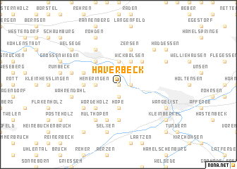 map of Haverbeck