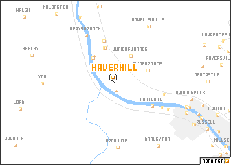 map of Haverhill
