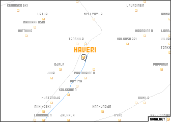 map of Haveri