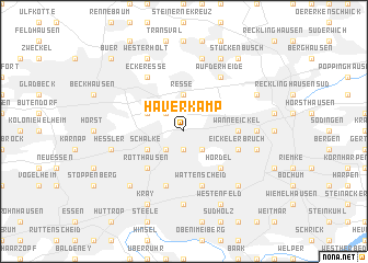 map of Haverkamp