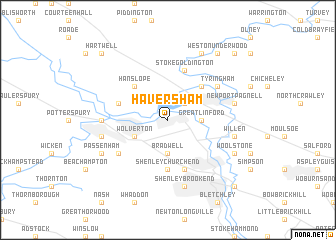 map of Haversham