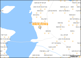 map of Havervad