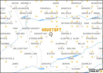 map of Havetoft
