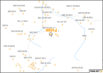 map of Havīj