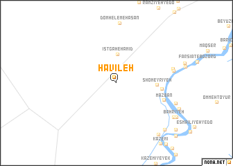 map of Havīleh