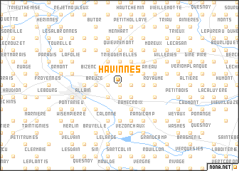 map of Havinnes