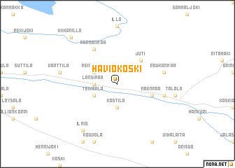 map of Haviokoski