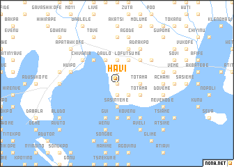 map of Havi