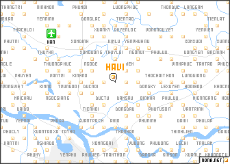 map of Ha Vĩ