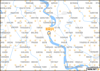 map of Hà Vĩ