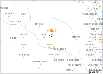 map of Ḩāvī