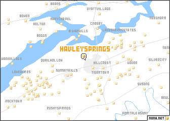 map of Havley Springs