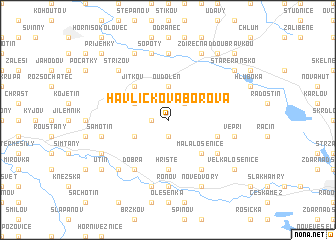map of Havlíčkova Borová