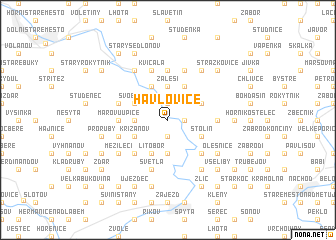 map of Havlovice