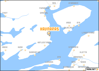 map of Havnarås