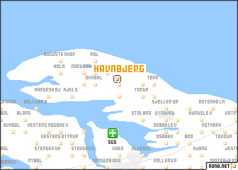 map of Havnbjerg